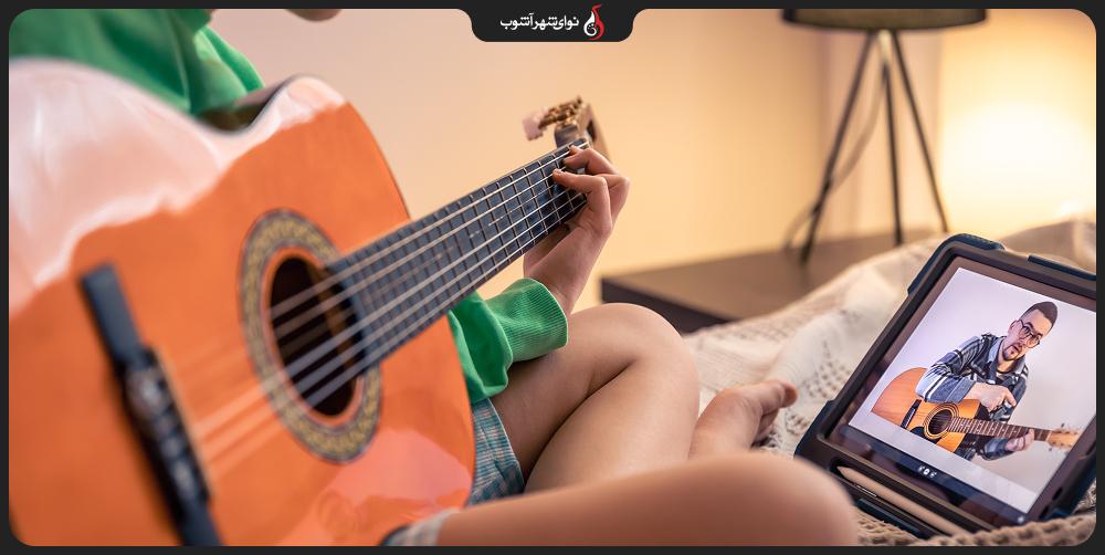 آموزش آنلاین گیتار با بهترین اساتید موسیقی
