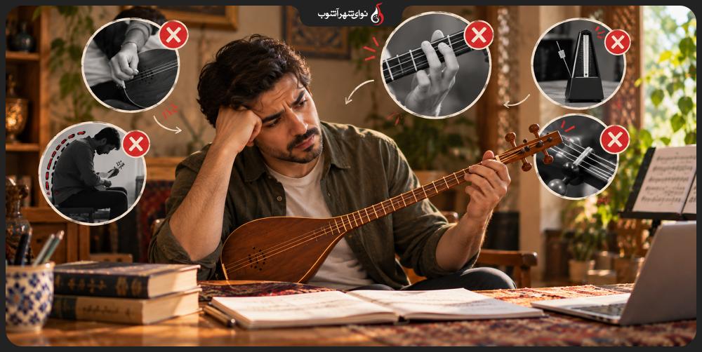 اشتباهات مهم در یادگیری سه تار